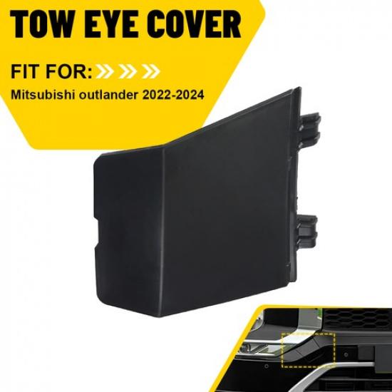 White/Balck Front Bumper Tow Hook Eye Cover Cap For Mitsubishi Outlander -24