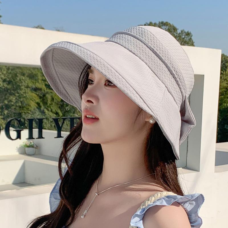 Summer Fashion Wide Brim Sun Hat With Large Sunshade For Women Outdoor Sun Protection