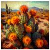 5d DIY Алмазная картина, вышивка крестом, абстрактный цветок кактуса, пейзаж, алмазная вышивка, мозаика, полная круглая дрель, домашний декор, искусство