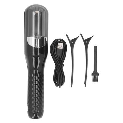 Электрический триммер для секущихся кончиков волос, тонкая стрижка, нержавеющая сталь, триммер для секущихся кончиков волос, черный