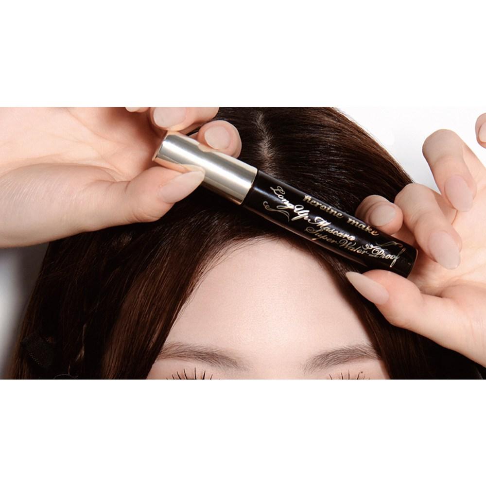 Kiss Me Суперводостойкая тушь для ресниц Heroine Make Volume Up, оттенок 01 Deep Black, 2 шт.