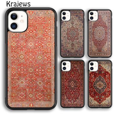 Чехол для телефона Krajews с персидским ковром и цветочным узором для iPhone 14 5 6s 7 8 plus X XR XS 11 12 13 pro max Samsung S21 S22ultra