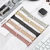 Bling Diamond Strap for Apple Watch Band 40mm 45mm 44mm 41mm 42mm 38mm Metal Belt for Iwatch Ultra 49mm Series 8 7 SE 6 5 4 Women Bracelet