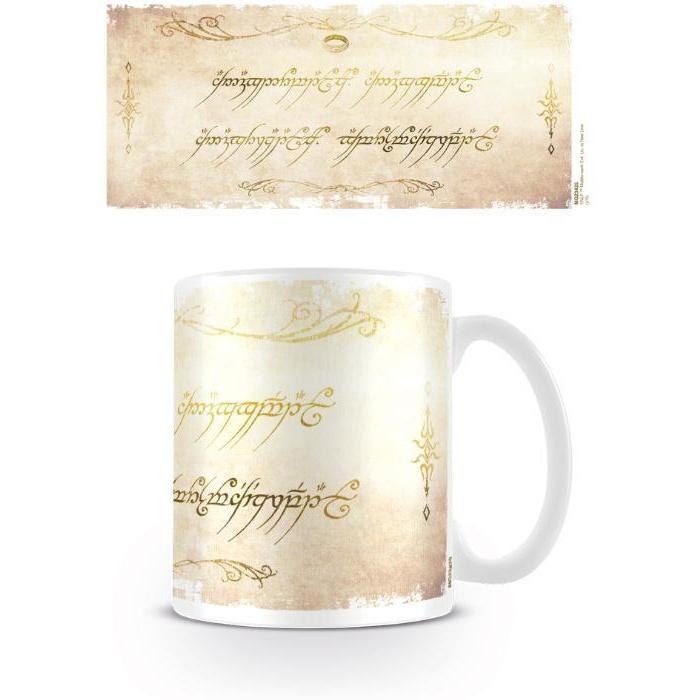 The Lord Of The Rings Ring Inscription Mug