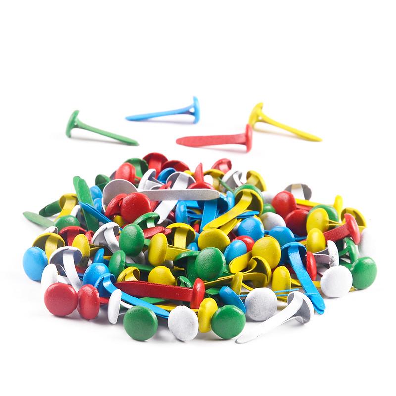 Цветные детские ручной работы гвоздики с раздвоенными ножками для DIY декора