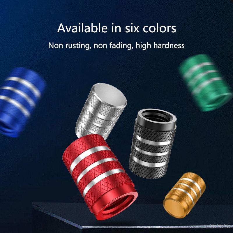 5pcs Tire Valve Stem Caps Alloy Air Valve Covers For Ford Mustang Fiesta Focus Mondeo Kuga Edge Explorer KA F150 Ranger Sticker