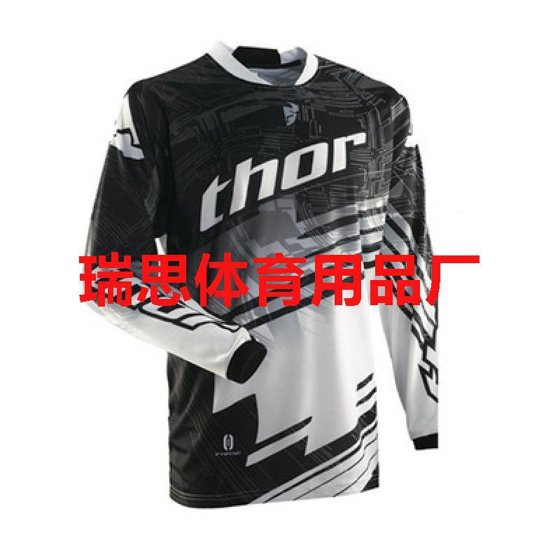 Summer long-sleeved cycling suit mountain bike TLD downhill suit off-road motorcycle suit T-shirt racing sweatshirt