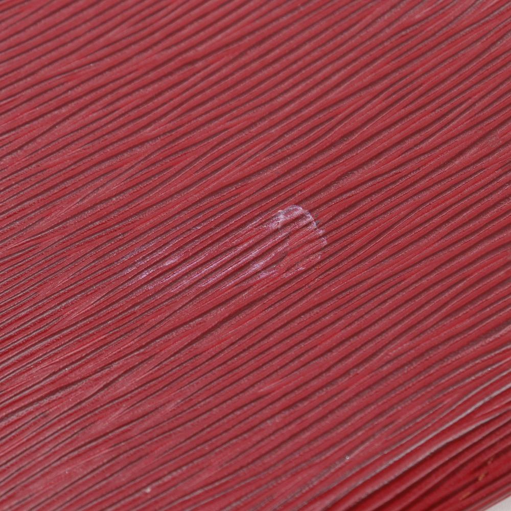 LOUIS VUITTON Pochette Accessoires Pouch M52947 Accessory pouch Castilian red Red Epi Leather Women Used