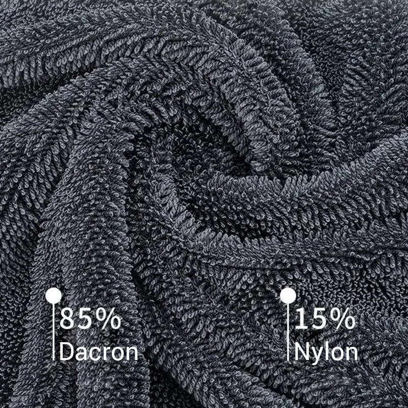 SEAMETAL 1200GSM Microfiber Car Wash Towel Thicken Soft Scratch-Free Car Detailing Towel Fast Drying Cloth for Car Cleaning Tool