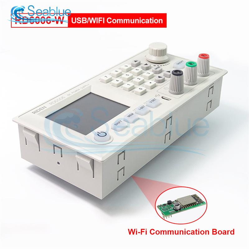 RD6006 RD6006W USB WiFi DC Tegangan Rendah Saat Ini Modul Suplai Daya Buck Konverter Dapat Disesuaikan Multimeter 60V 6A