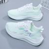 Sneakers Women's 2025 Spring and Summer New Popular Versatile Women's Shoes Mesh Breathable Fly-woven Lightweight Thin Running Shoes