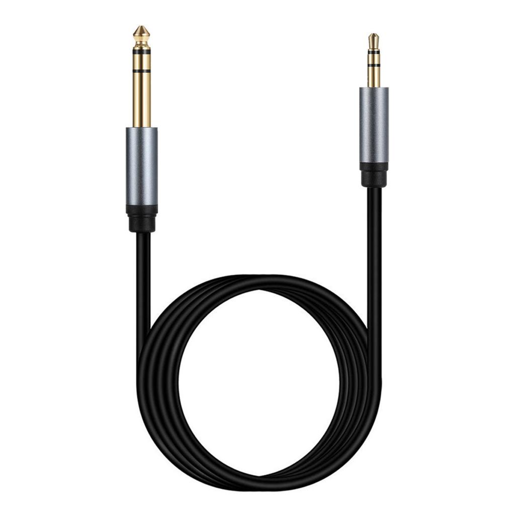 3,5 мм - 6,35 мм стерео Aux кабель 6,35 мм 1/4" Male - 0,5 мм 1/8" Male TRS двунаправленный стерео Aux кабель для гитары