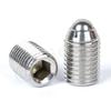 5pcs KST414-SS All Satinless Steel Spring Ball Plungers And Internal Hexgon Roller Ball Thread Bolt Screw For Locating
