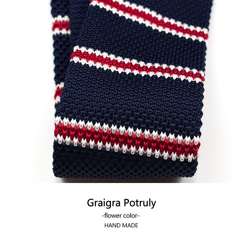 Темно-зеленый маленький галстук 5 см узкий вариант кофейного цвета ретро полосатый британский японский прилив плоский вязаный галстук