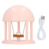 Cat Swing Night Light Ornament 5V Dimmable Cute Cartoon Projection Bedside Table Lamp with Speaker
