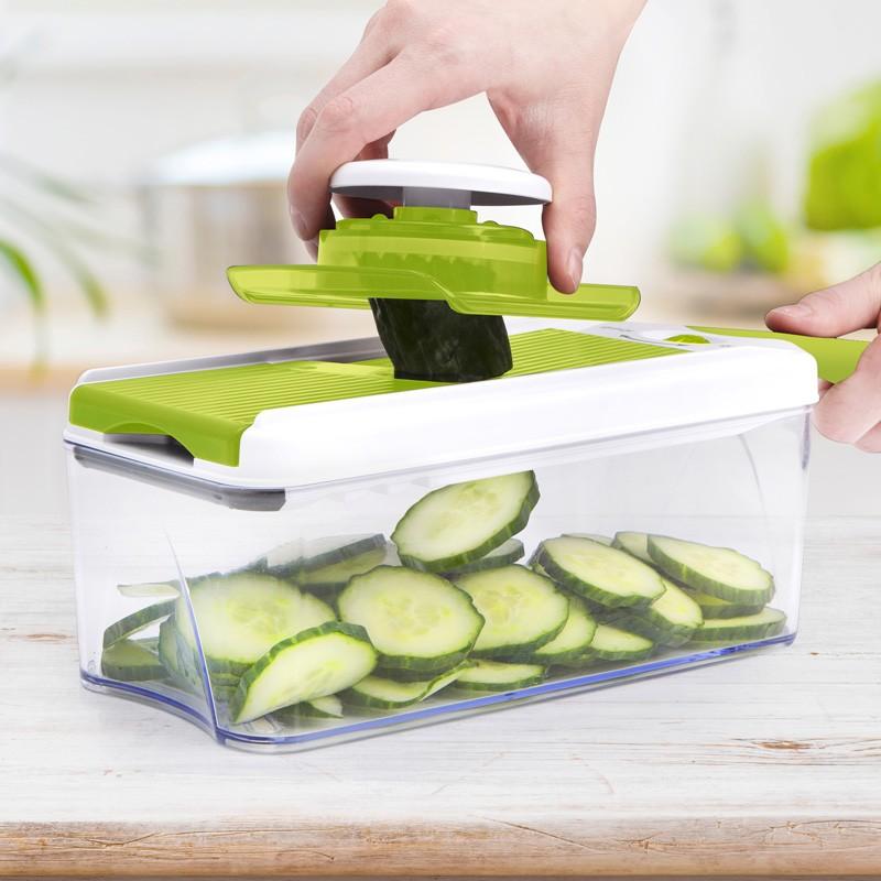 Регулируемая мандолина из нержавеющей стали 4 в 1 Slicy_express Cookart