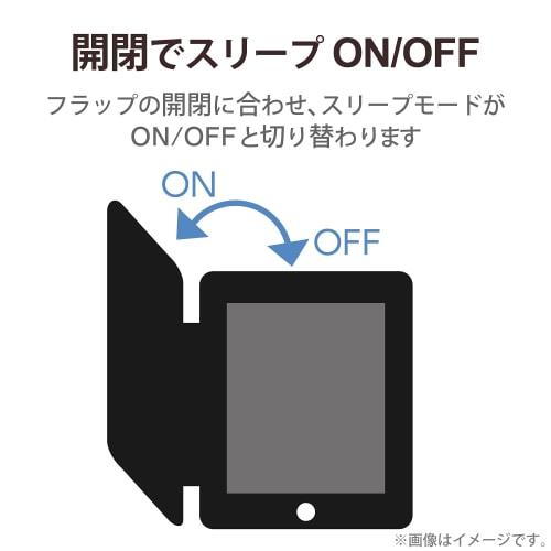 Elecom IPad 10.2 9th/8/7th Generation (2021/2020/2019) Case Auto Sleep Compatible 360 ??Degree Rotation Soft Leather Black TB-A19RWVSMBK