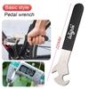 Инструмент для разборки аксессуаров Длинная ручка Установочный гаечный ключ Инструмент для ремонта Педальный ключ Велосипедный гаечный ключ