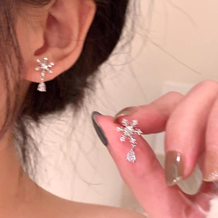 Серьги-пусеты «Кошачий глаз» с серебряной иглой: Набор из шести предметов для ухода за пирсингом ушей с дизайном хряща «без сна» для женщин.