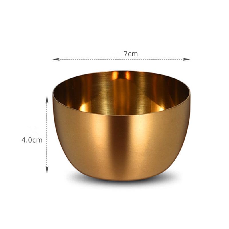 Чашка для соуса из нержавеющей стали, корейские блюда для специй, пищевые чипсы, контейнер для заправки салата, кухонная утварь для ресторана