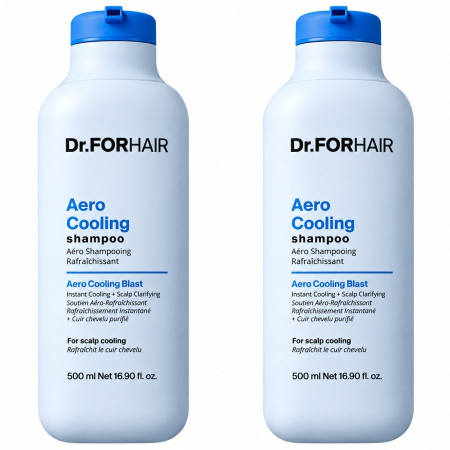 Dr.ForHair Aero Cooling Shampoo for Scalp Cooling 500ml*1Pc/2Pcs