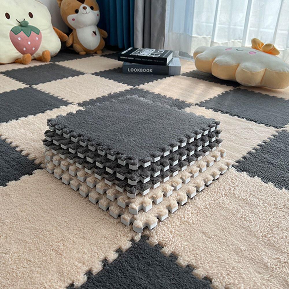 Gift Home Foam Plush Patchwork Floor Mat Baby Play Mat Exercise Children Carpet Bebe Mattress