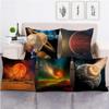 Exquisite Cosmic Pillowcase Colorful Planet Perfect Gift Bedroom Living Room Sofa Boys Square