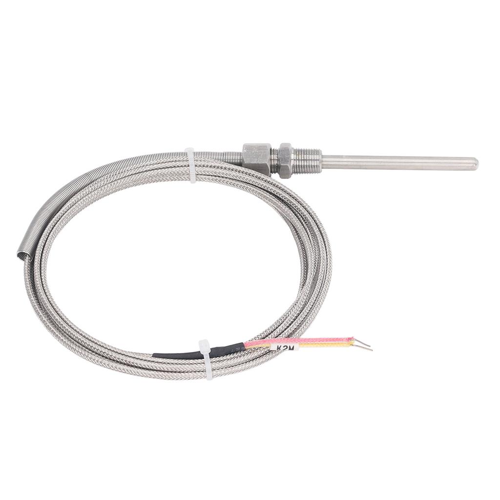 Термопара типа K 18 дюймов NPT 2 м линия Регулируемая длина пружины Открытая изоляция Температура