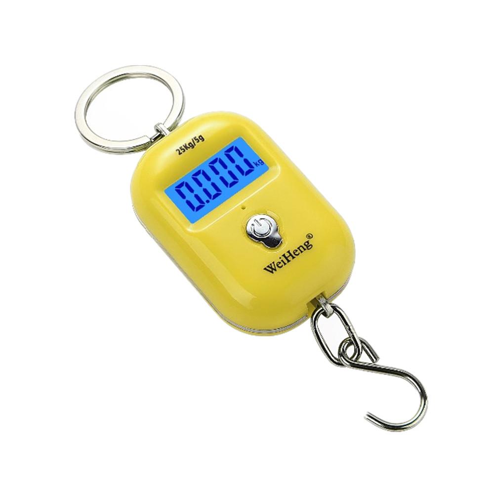 25 кг 5 г Мини подвесные весы Портативные электронные цифровые весы с подсветкой для багажа Крючок для взвешивания Инструмент для взвешивания