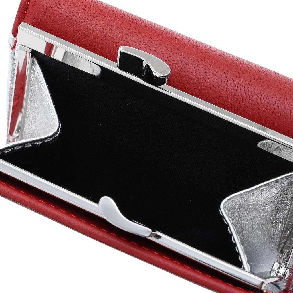 Кошелек 51010018 L001L [Vivienne Westwood] Тройной сложения КРАСНЫЙ/СЕРЕБРЯНЫЙ [предмет]