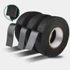 Black Electrical Fabric Tape Heat Resistant Wire Harness Bundle Insulation Auto Wiring Cloth Wrap Waterproof Cable Adhesive Tape