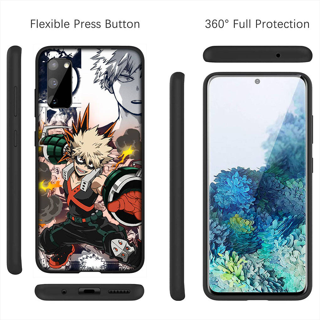 Для iPhone 17 16 15 Xiaomi Poco Redmi Note 14 13 12 11 Pro Max Samsung Galaxy S25 S24 S23 OPPO Huawei BNHA Моя геройская академия Тодороки Шото Чехол для телефона