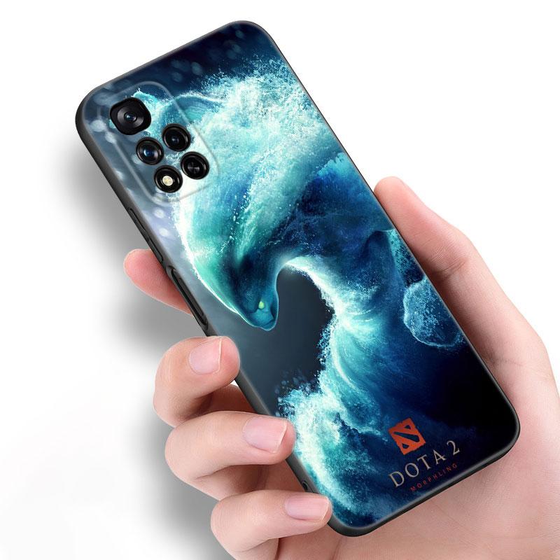 Игровой Dota 2 черный силиконовый чехол для телефона Xiaomi POCO X3 X4 NFC F5 M3 M4 M6 X5 X6 Pro F3 F4 GT 5G C55 C65 M5