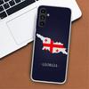 Чехол для телефона с флагом Грузии для Samsung Galaxy A51 A71 A50 A70 A40 A30 A20E A10 A41 A31 A21S A11 A01 A6 A8 + A7 A9 Plus
