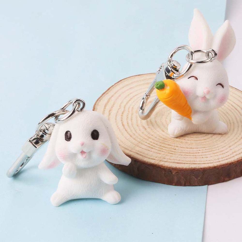 Bag Trinket Car Interior Accessories Keyring Ornaments Rabbit Key Chain Key Chain Pendant Key Rings