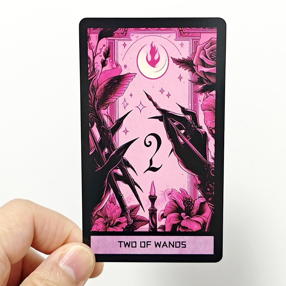 10,3*6 см розовые готические карты Таро 78 шт.