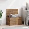 Storage Box Artisan Oak 60 x 35 x 35 cm Wood Based Material