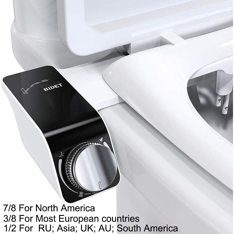 Bidet Toilet Seat Attachment Non-Electric Self-Cleaning Dual Nozzles Wash Hot Cold Mixer Water Lady Bathroom Accessories Sprayer Fuel Injectors 6