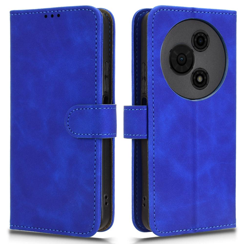 Для TCL 605 4G Кожаный чехол с эффектом кожи Противоударный Чехол-кошелек Книжка для телефона