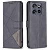 BINFEN COLOR For Motorola Edge 50 Neo 5G/Moto S50 5G/Thinkphone 25 5G Phone Cases Wallet Stand Geometry Imprinted Leather Cover