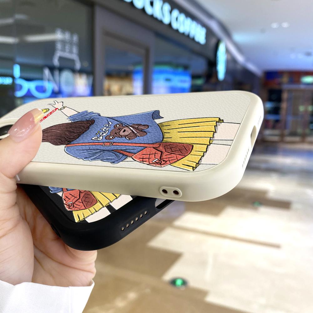 Тонкий мультяшный элегантный женский кожаный чехол для задней панели из искусственной кожи чехол для телефона Samsung Xiaomi Poco Redmi