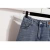 Dimanaf 2025 Plus Size New Spring Denim Skirts Women A-Line Clothing Fashion Loose Jeans Skirt High Waist Vintage