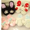 THEBEASTPIE Пушистые комнатные тапочки с Cinnamoroll и Kuromi для осени и использования в помещении и ванной, тихие и милые, с персонажами, стильный подарок, тапочки, зима, использование,