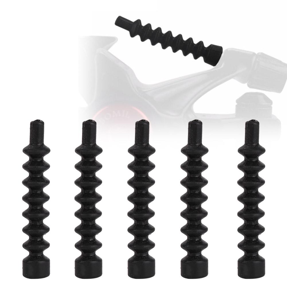 5PCS Mountain Bicycle Bike V Brake Cable Rubber Boots Protective Hose Sleeve Cover Replacement