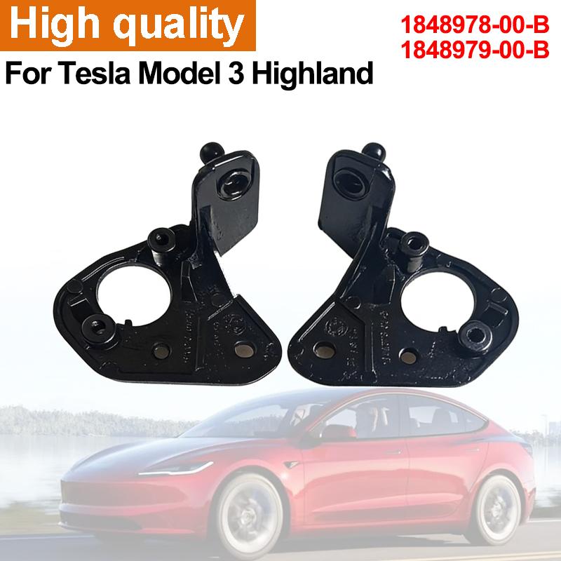 Hood Airbag Aluminum Base Bracket for Tesla Model 3 Highland 2024-2026 1848978 1848979 Active Hood Support Bracket Accessories
