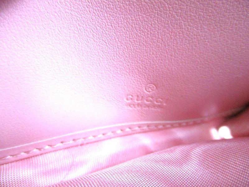 Оригинальный кошелек GUCCI Marmont G из розовой кожи, континентальный, на клапане, длинный #9913 Открытая коробка