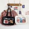 Adorable Colorful Large Tote Bag For Girls Soft Casual Jelly Design Waterproof Crossbody Style