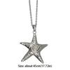 Silver Star Circular Collar Bohemian Silver Jewelry Simple Y2k Necklace  Beach