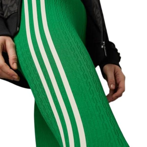 (WMNS) adidas Adicolor 70s Knit Leggings 'Green' Women's IK7847