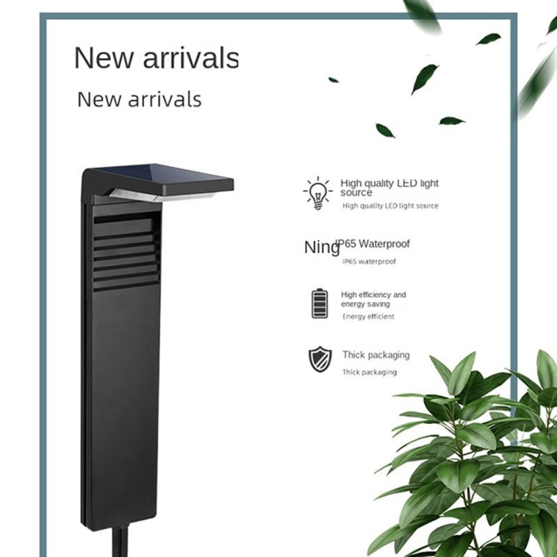 Солнечные садовые фонари на открытом воздухе IP64 водонепроницаемый регулируемый свет высокой яркости индукционный газон